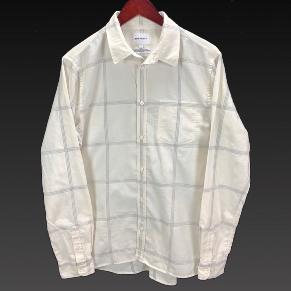 Norse projects button down Shirt Mens Size Lrge